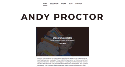 Desktop Screenshot of andrewscotproctor.com